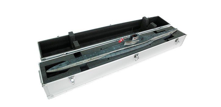 Aluminum alloy box for the submarine 1 48 type VIIC 